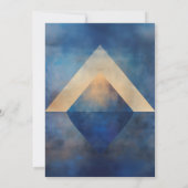 Invitation Alignement Intérieur | Design Minimaliste (Dos)