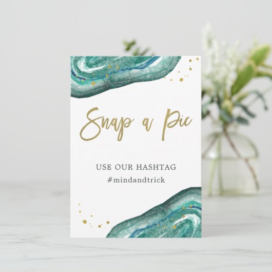 Invitation Aligner une image | SIGNE GÉode Turquoise et Maria (Debout devant)