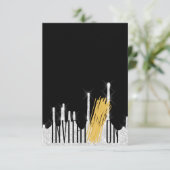 Invitation Alimentation Biologique Italien Spaghet (Debout devant)