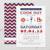 Invitation Alimentation, divertissement et musique 4 juillet  (Devant / Derrière)