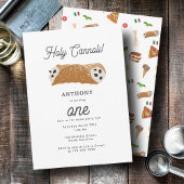 Invitation Alimentation italienne Pizza Pasta Saint Cannoli A