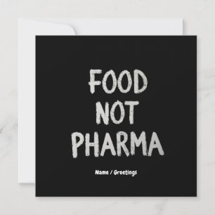 Invitation Alimentation non pharmaceutique Alimentation biolo