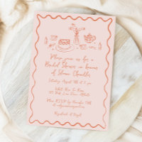 Aliments et boissons tirés à la main Doodles Brunc