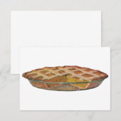 Invitation Aliments vintages, Dessert, Thanksgiving Citrouill (Devant / Derrière)