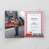 Invitation All Aboard 5th Birthday Express Choo Choo Train (Intérieur)