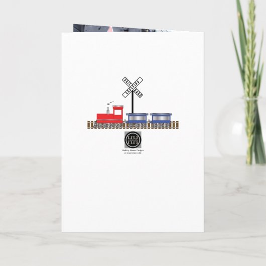 Invitation All Aboard 5th Birthday Express Choo Choo Train (Dos)