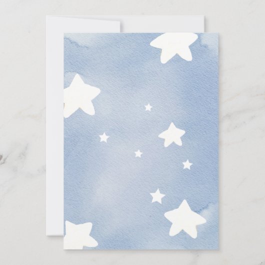 Invitation All American Boy 4th July Aquarelle Anniversaire (Dos)