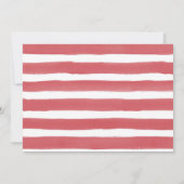 Invitation All-American Red White Bleu 1er anniversaire (Dos)