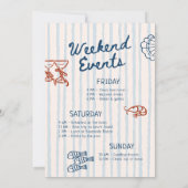 Invitation All I Sea is Love Coastal Bachelorette (Dos)