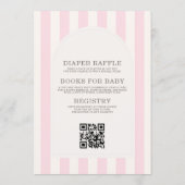 Invitation All in One Baby is Brewing Coffee Pink Baby Shower (Dos)