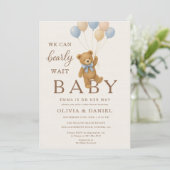 Invitation All in One Bearly Wait Couples Shower (Debout devant)