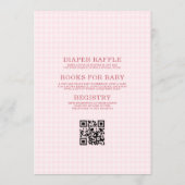 Invitation All in One Cherry on Top Red Bow Baby Shower (Dos)