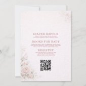 Invitation All in One Clothesline Baby in Bloom Baby Shower (Dos)