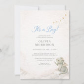 Invitation All in One Dragon It's a Boy Baby Shower (Devant)
