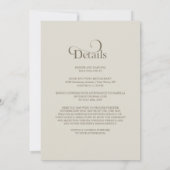 Invitation All in One Flower and Pearls Wedding (Dos)