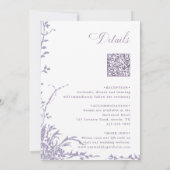 Invitation All in One Lavender Botanical Arch Garden Wedding (Dos)