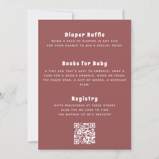 Invitation All in One Little Dumpling Baby Shower QR Code (Dos)