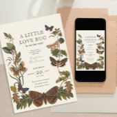Invitation All in One Little Love Baby shower de bug Invitati