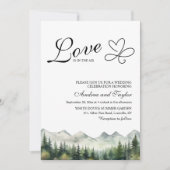 Invitation All in One Love est dans l'air QR Code Mariage (Devant)