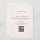 Invitation All in One New Chapter Begins Bow Baby Shower (Dos)