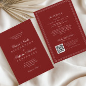 Invitation All in One Old Money Wedding