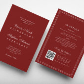 Invitation All in One Old Money Wedding