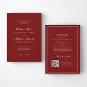Invitation All in One Old Money Wedding