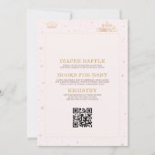 Invitation All in One Once Upon A Time Pink Baby Shower (Dos)
