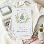 Invitation All in One Peter Rabbit Bunny QR Baby Shower 