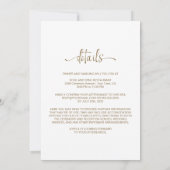 Invitation All in One Rustic Neutral Floral Wedding (Dos)