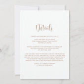 Invitation All in One Rustic Pink and White Floral Wedding (Dos)