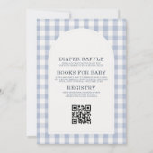 Invitation All in One She's Ready to Pop Boy Baby Shower (Dos)