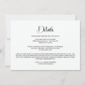 Invitation All in One Tropical Hibiscus Wedding (Dos)