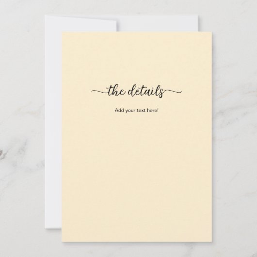 Invitation All in One We decided on Forever Beach Palm Trees (Dos)