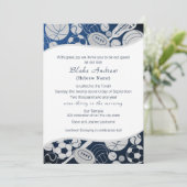 Invitation All Sports Bar Mitzvah Silver Blue (Debout devant)