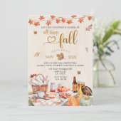 Invitation All Things Fall Harvest Citrouille du festival (Debout devant)