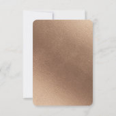 Invitation Allant Rose Vintage Dusty Mariage diamant rose (Dos)