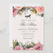 Invitation Aller à la Fête des mariées du Derby du Kentucky A (Devant)