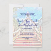 Invitation Aller à l'Mariage campagnard de chapelle Invitatio (Dos)