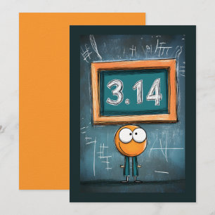 Invitation Aller jusqu'à Pi : Mode Geek 3.14 activé