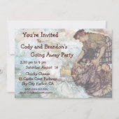 Invitation Aller loin paquets de géant de conte de fées (Devant)