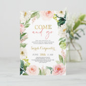 Invitation Allez, Baby shower fille (Debout devant)