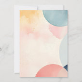 Invitation Allez, brunch de Pâques lapin et chasse aux oeufs (Dos)