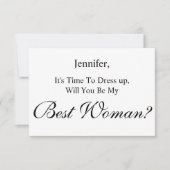 Invitation allez -vous être ma meilleure proposition minimale (Devant)