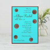 Invitation Allison Rachel Bat mitzvah juif de chocolat (Debout devant)