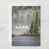 Invitation Allons à la graduation du lac (Dos)