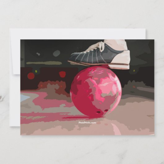 Invitation Allons Bowling (Dos)