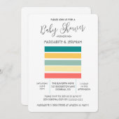 Invitation Allons chercher la plage (Devant / Derrière)