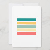 Invitation Allons chercher la plage (Dos)