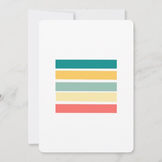 Invitation Allons chercher la plage (Dos)